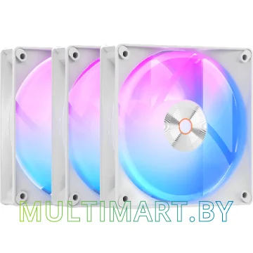 Набор вентиляторов Ocypus Delta F12 ARGB 3 IN 1 WH (Delta-F12-WH3AM00X-GL)